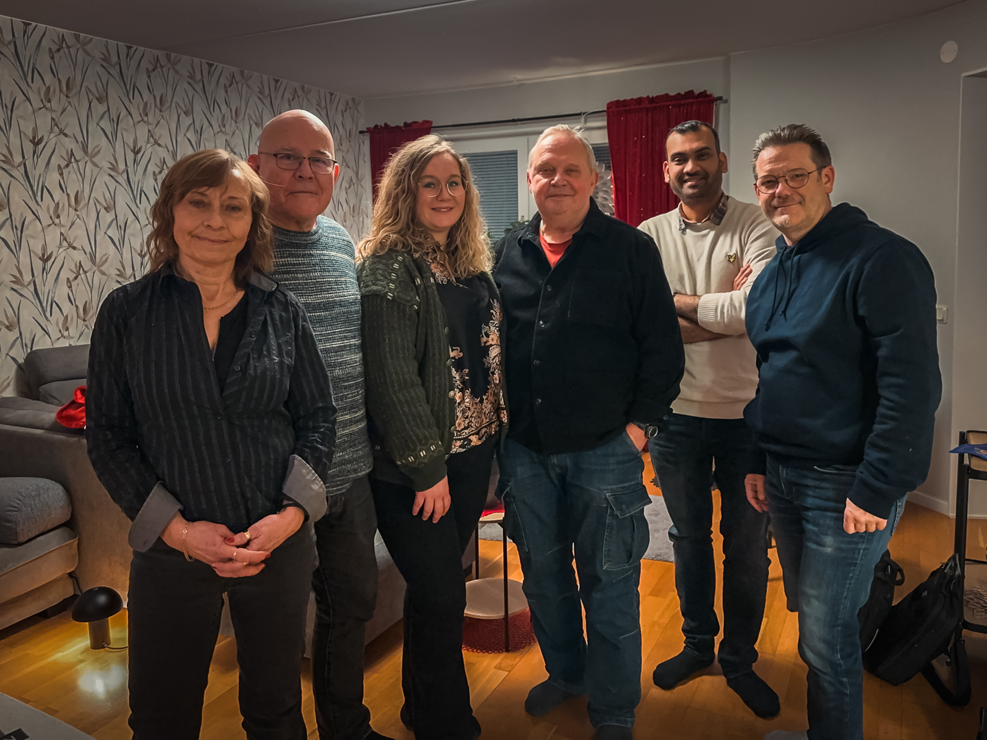 Produktionsteamet för dokumentären När Jazzen kom till stan, samproduktion mellan BJG Production och Film i Dalarna.